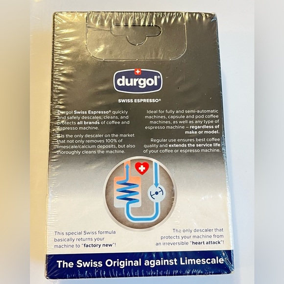 Durgol Swiss Espresso Descaler and Decalcifier for All Brands of Espresso 2 Pack - Picture 4 of 4